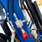 Rippa R15 Eco mini excavator hydraulic lines and auxiliary connections in Portland Oregon