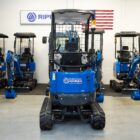 Rippa R18 Pro mini excavator rear view with canopy and safety cage in Portland Oregon