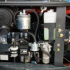 Rippa R18 Pro mini excavator engine compartment and service access in Portland Oregon