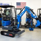 Rippa R10G mini excavator operator seat and safety canopy