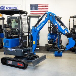 Rippa R10G mini excavator operator seat and safety canopy