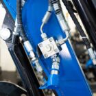 Rippa R10 Eco with cab mini excavator hydraulic control valve and hose detail